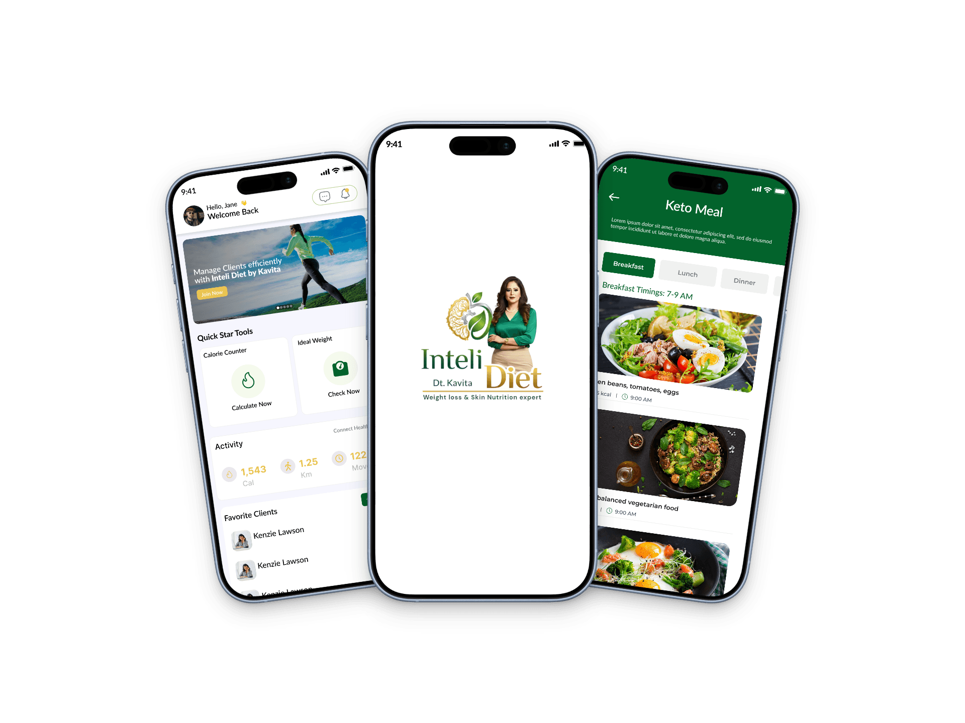 Diet App Mockup